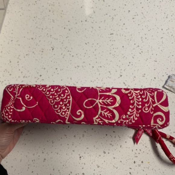 Vera Bradley Twirly Bird Pink and White Purse - Picture 6 of 6